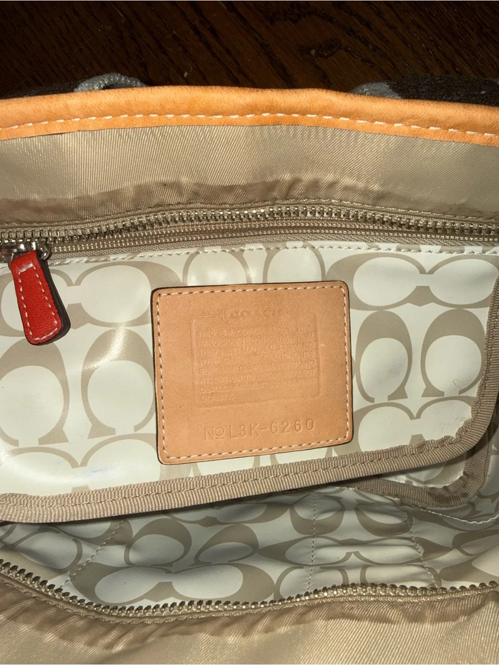 Vintage Coach Hamptons Mini carry tote